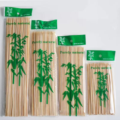 Ứng dụng tùy chỉnh Bamboo Skewers dùng một lần Ứng dụng đa năng Kháng nhiệt