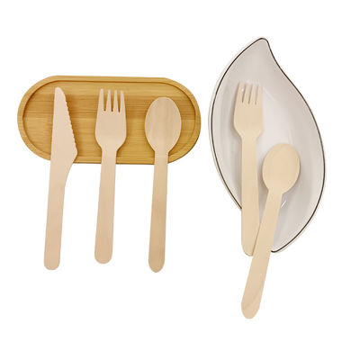 17cm dùng một lần Bamboo Cutlery Hygienic And Single Use Bamboo Forks dùng một lần