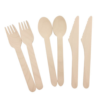 17cm dùng một lần Bamboo Cutlery Hygienic And Single Use Bamboo Forks dùng một lần
