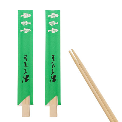 Bao bì giấy Nhựa đũa cá nhân Bamboo tiện dụng Nhựa đũa tùy chỉnh Nhập số