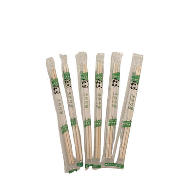 Màu tự nhiên OPP Bao bì tre tròn dùng một lần đũa tùy chỉnh đũa ăn một lần Eco thân thiện Biodegradable