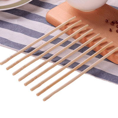 Tùy chỉnh dùng một lần vải tre tròn sắc nhọn đũa ăn màu tự nhiên bền vững và dùng một lần
