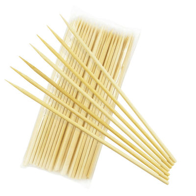 Non Stick Một lần dùng cho nướng Bamboo Sticks bền và nhẹ Độ dài 12cm