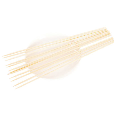 Bánh sưởi tròn Bamboo Stick 4.0 Width Bbq Bamboo Skewers Biodegradable