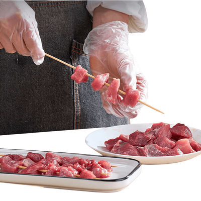 Thức ăn Grade BBQ Cây tre màu tự nhiên ngoài trời tre nướng