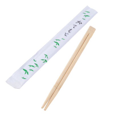 Custom Logo 21cm & 23cm Disposable Bamboo Chopsticks Made from 100% Natural Moso Bamboo with A+ Grade Quality for Restaurants and Hotels