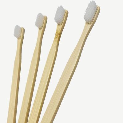 OEM Wholesale 100 % Healthy Eco Organic Charcoal Disposable Toothbrush Environmental Protection Adult Flat B&B Toothbrush Made Degradable