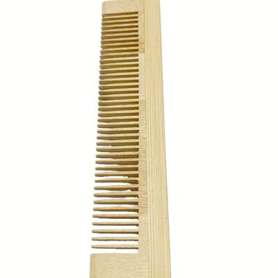 Disposable Bamboo Hair Comb with Soft Bristles Made from 100% Mao Bamboo for Travel and Home Use