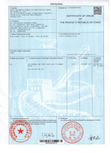 Trung Quốc Hunan Shengheyuan Bamboo And Wood Products Import And Export Co., Ltd. Chứng chỉ